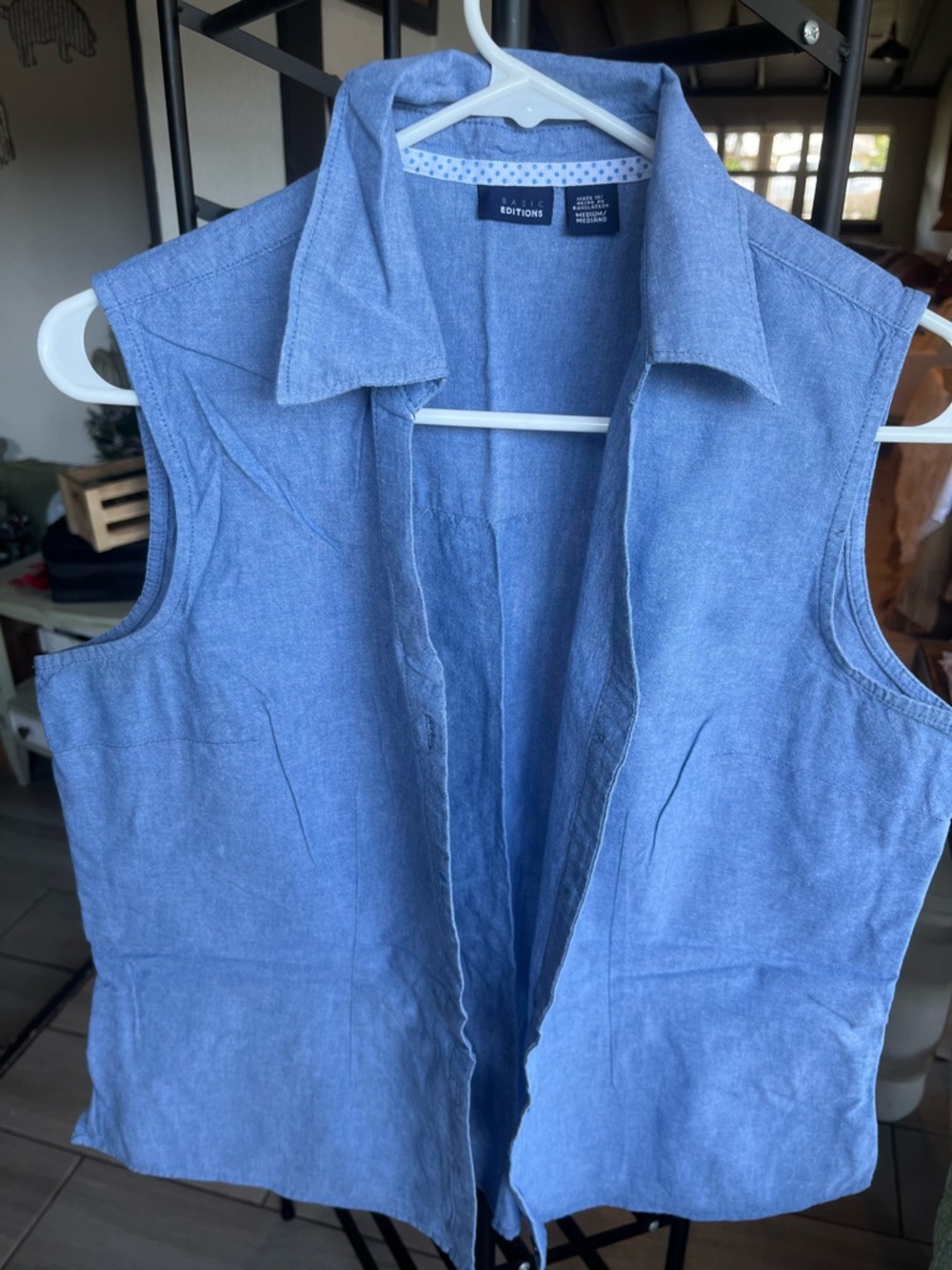 Basic Editions Light Blue Chambray Shirt